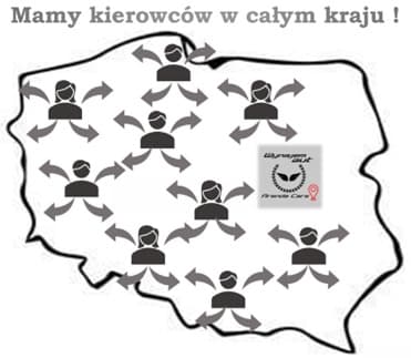 mapa usług arenda car